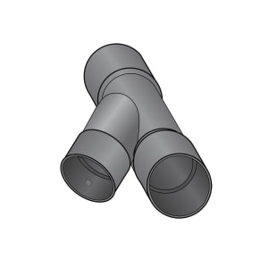 PVC Drän Schrägstücke PVC Drän Schrägstücke
