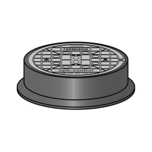 opti–control® Guss Schachtabdeckung DN 360 Klasse B 125 opti–control® Guss Schachtabdeckung DN 360 Klasse B 125