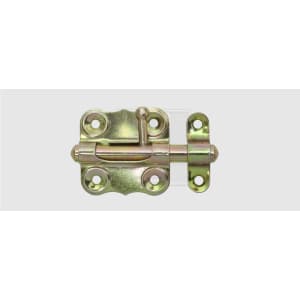 SWG Bolzenriegel mit Schlaufe 40 X 40 mm Bolzen Ø 8 mm Stahl verzinkt SWG Bolzenriegel mit Schlaufe 40 X 40 mm Bolzen Ø 8 mm Stahl verzinkt