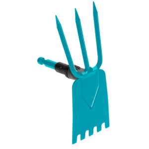 Gardena combisystem-Gartenhacke 3 Zinken, gezahntes Blatt Gardena combisystem-Gartenhacke 3 Zinken, gezahntes Blatt