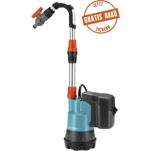 Gardena Regenfasspumpe 2000/2 Li–18 Set Gardena Regenfasspumpe 2000/2 Li–18 Set