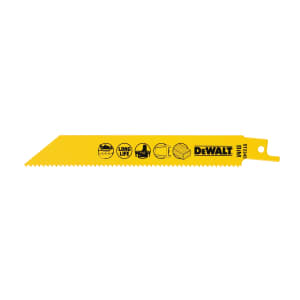 DeWalt Akkusäbelsägeblätter 152 mm, 5 St. DeWalt Akkusäbelsägeblätter 152 mm, 5 St.