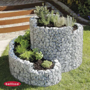 Gabionen-Kräuterspirale rund 140 x 110 x 80 cm Gabionen-Kräuterspirale rund 140 x 110 x 80 cm