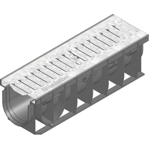RECYFIX® PRO 100 Rinnen mit Stegrost A 15 Typ 0105 RECYFIX® PRO 100 Rinnen mit Stegrost A 15 Typ 0105
