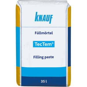 Knauf TecTem Füllmörtel, 35 Liter Sack Knauf TecTem Füllmörtel, 35 Liter Sack