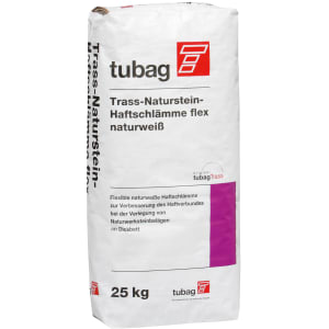 tubag TNH-flex Trass-Naturstein-Haftschlämme, 25 kg Sack tubag TNH-flex Trass-Naturstein-Haftschlämme, 25 kg Sack
