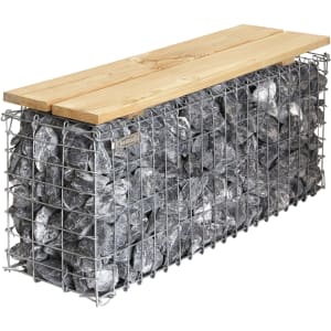 Gartenbank Gabione Basic 100 x 30 x 46 cm Gartenbank Gabione Basic 100 x 30 x 46 cm