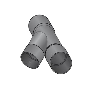 PVC Drän Schrägstücke PVC Drän Schrägstücke