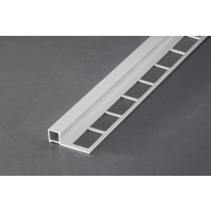 Proline Quadratprofil, 10mm, Aluminium eloxiert Silber matt, 2,50m Proline Quadratprofil, 10mm, Aluminium eloxiert Silber matt, 2,50m