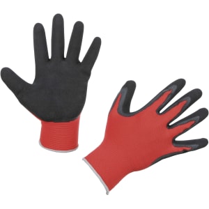 Keron Handschuh "SmoothGrip" Feinstrick, grau; rot Keron Handschuh "SmoothGrip" Feinstrick, grau; rot