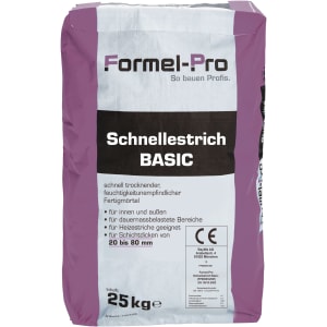 Formel-Pro Schnellestrich Basic grau, 25kg Formel-Pro Schnellestrich Basic grau, 25kg