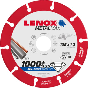 Lenox MetalMax Diamant-Trennscheibe 125x22,23 mm Lenox MetalMax Diamant-Trennscheibe 125x22,23 mm
