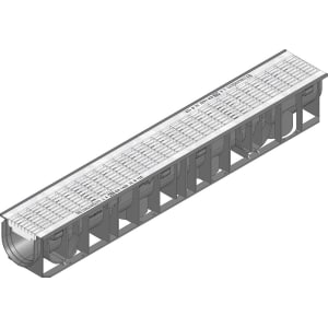 Hauraton Recyfix Standard 100 Rinne mit Klemm–Maschenrost Hauraton Recyfix Standard 100 Rinne mit Klemm–Maschenrost