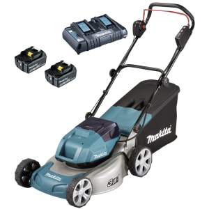 Makita Akku Rasenmäher 2x18V DLM460PT2 Makita Akku Rasenmäher 2x18V DLM460PT2