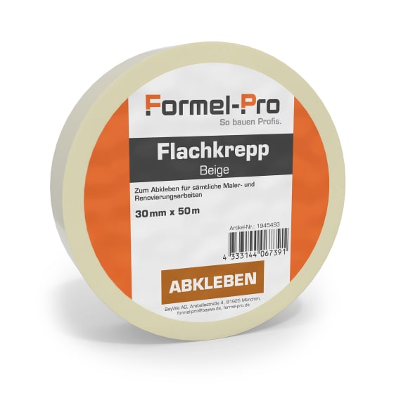 Formel-Pro Flachkrepp-Klebeband Standard 30 mm x 50 m günstig