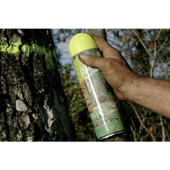 Oregon Forstmarkierungsspray – Fluoreszierend Grün, 500 ML, Hält Bis Zu 2 Jahre, Schnell Trocknend