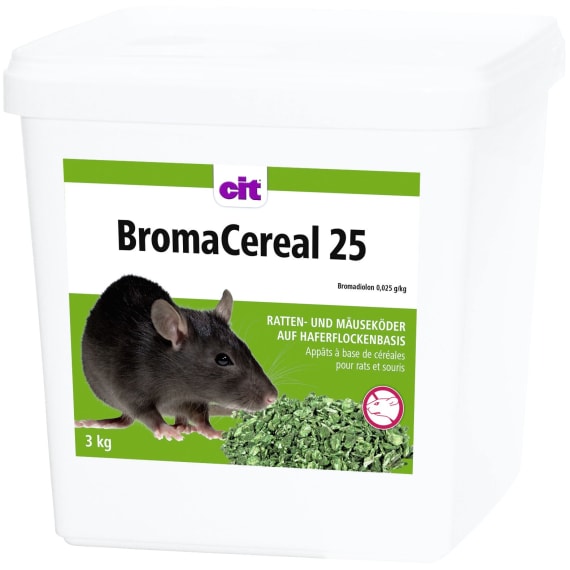 Cit Giftkoder Bromacereal 25 Fur Die Ratten Und Mausebekampfung