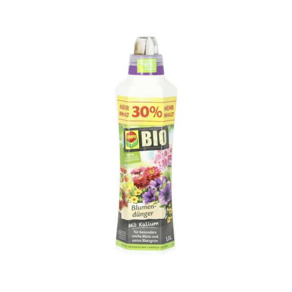 COMPO BIO Blumendnger fr mehr Widerstandskraft 1,3 l Flasche flssig  gnstig online kaufen | BayWa Shop