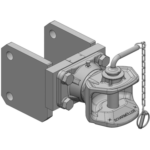 scharmüller Zugmaul K1 mechanisch, absteckbar mit Konsole, Ø Bolzen 31  mm, schwarz, für Traktor Deutz-Fahr D 06, 05.5145.03-A02 günstig online  kaufen