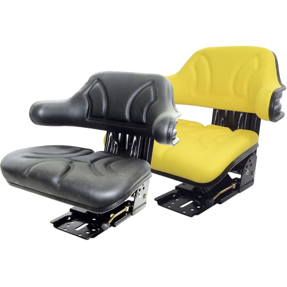 Traktorsitz VS 200/300, mechanisch gefedert, PVC-Kunstleder, schwarz/gelb günstig  online kaufen