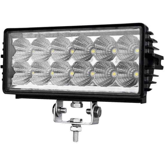 LED-Arbeitsscheinwerfer rechteckig 2.700 lm, 12 – 28 V, 12 LEDs,  Funkentstörung Klasse 3 günstig online kaufen