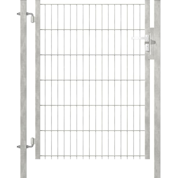 Doppelstabmatten Tor Small 80x100cm Verzinkt Doppelstabmattenzaune Zaune Tore Zaune Sichtschutz Garten Hof Baustoffe Und Werkzeug Baywa Baustoffe Online Shop Und Baustoffhandel