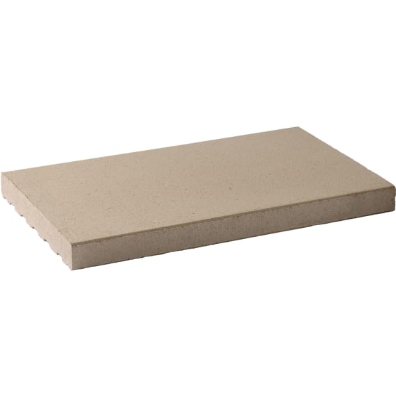 Weserwaben Mauerabdeckung Flach Mix3 Naturgrau