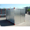 Lagercontainer 2.200 x 2.200 x 2.200 mm aufgebaut