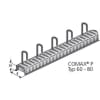 Comax COMAX® Rückbiegeanschlüsse P 1,25 m, 60/10/150 mm