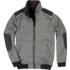 SCHEIBLER WARMERSTRICK-BLOUSON PIERING GR.S, GRAU-MELIERT