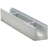 BIRCOlight Rinne ohne Innengefälle NW100 Nr. 0/0, 1000mm, mit Ablauf