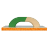 Triuso Profi Alu Reibebrett L x B x S: 280 x 140 x 18 mm