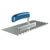 Triuso Glättekelle 280 x 130 mm Blatt Edelstahl Zahnung 10 mm