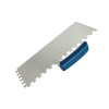 Triuso Glättekelle 280 x 130 mm Blatt Edelstahl Zahnung 10 mm