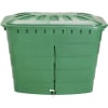 Regentonne eckig, 520 l, komplett mit Deckel und Hahn