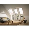 VELUX Dachbalkon Untenelement feststehend VEC M35 2165 weiß lackiert Energie Plus Kupfer 78x109cm