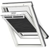 VELUX Vorteils-Set FOP (Markise + Wabenplissee) C02 1045SWL weiß/schwarz, Schiene weiß 55x78cm