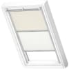 VELUX Dachfenster Rollo Verdunkelungsrollo Duo DFD M04 1085S hellbeige, Schiene alu 78x98cm