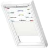 VELUX Dachfenster Rollo Verdunkelungsrollo Duo DFD S04 4654SWL Kids Rennautos, Schiene weiß 114x98cm