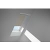VELUX Dachfenster Rollo Verdunkelungsrollo DKL CK06 0705SWL grau, Schiene weiß 55x118cm