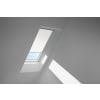 VELUX Dachfenster Rollo Verdunkelungsrollo DKL C02 1025S weiß, Schiene alu 55x78cm