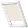 VELUX Dachfenster Rollo Verdunkelungsrollo DKL CK02 1085SWL hellbeige, Schiene weiß 55x78cm