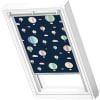 VELUX Dachfenster Rollo Verdunkelungsrollo DKL UK04 4666S Kids Heißluftballons, alu 134x98cm