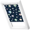 VELUX Dachfenster Rollo Verdunkelungsrollo DKL C02 4666SWL Kids Heißluftballons, weiß 55x78cm