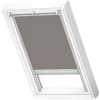 VELUX Dachfenster Rollo Verdunkelungsrollo solar DSL C02 0705S Uni Grau 55x78cm