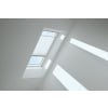 VELUX Plissee FHL S10 1016S weiß, Schiene alu 114x160cm
