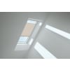 VELUX Plissee FHL Y21 1259S hellbeige, Schiene alu 55x84cm