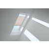 VELUX Plissee FHL C04 1275SWL leinen, Schiene weiß 55x98cm