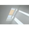 VELUX Plissee FHL C06 1278SWL cremebeige, Schiene weiß 55x118cm