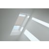 VELUX Plissee FHL M04 1284SWL silbergrau, Schiene weiß 78x98cm